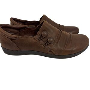 BareTraps Faux Suede Slide On Shoe Womens 9.5 Brown Cute Comfy Stylish NWOT